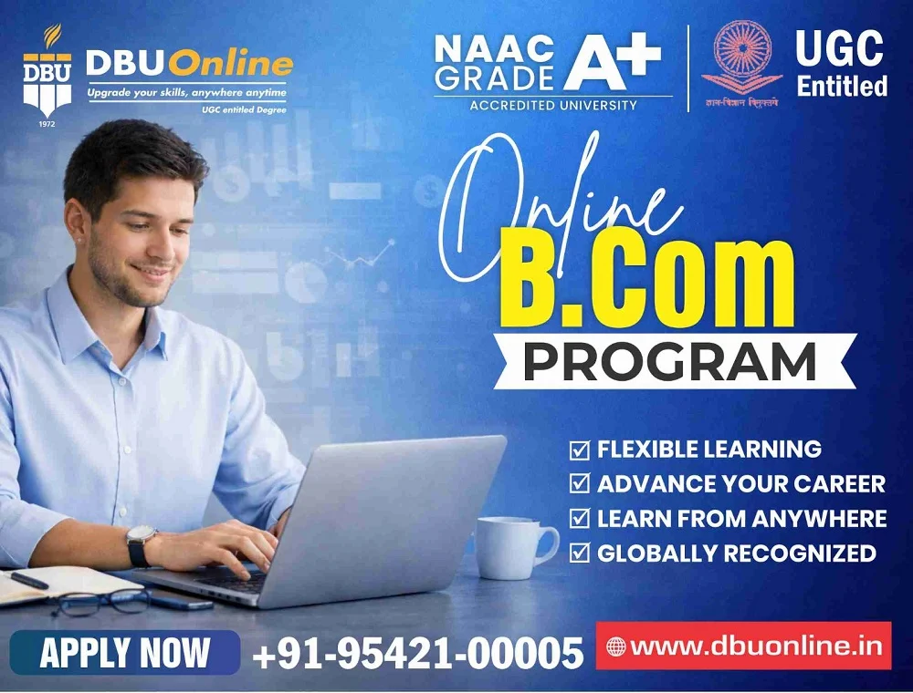 Online BCom degree