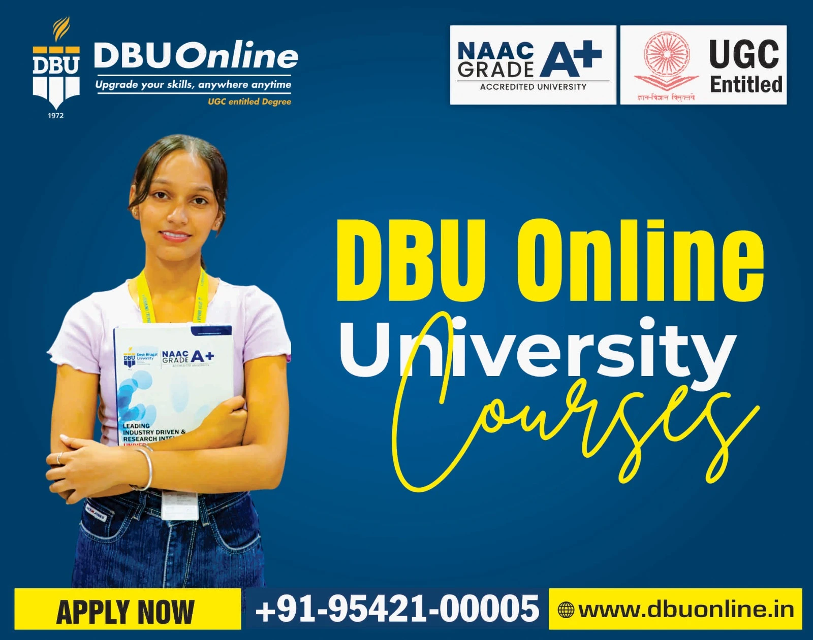 Unlock Future with DBU Online University Courses in India