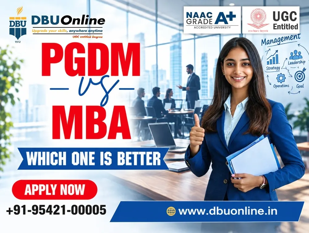 PGDM vs MBA